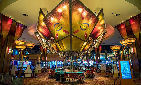 Interior of The Casino of the Sky at Mohegan Sun